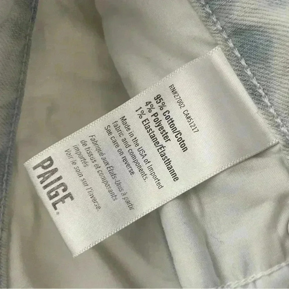 Rosie HW x Paige Madeline in Skylar wash raw hem skinny jeans Size 25 $239 - Picture 10 of 13